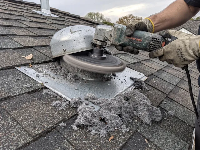 Expert roof dryer vent cleaning by Marblehead Dryer Vent Cleaning in Marblehead