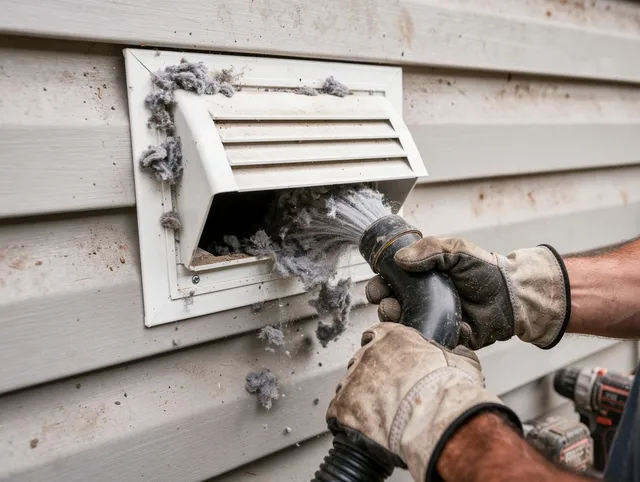 Professional dryer vent cleaning by Marblehead Dryer Vent Cleaning in Marblehead