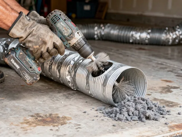 Professional duct cleaning by Marblehead Dryer Vent Cleaning in Marblehead