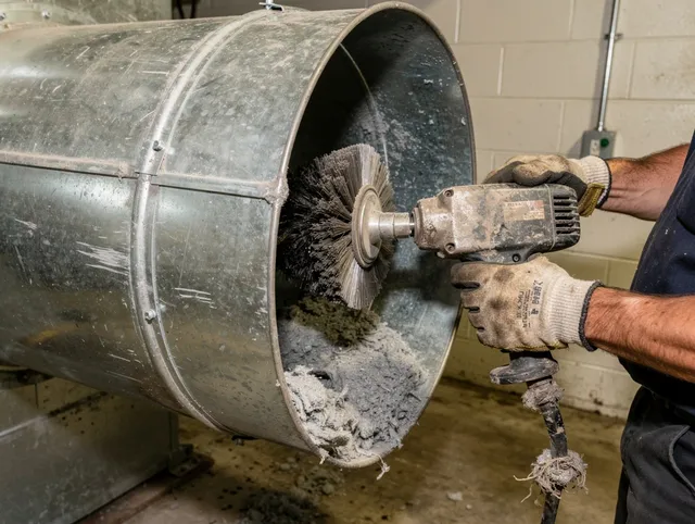 Industrial-grade dryer vent cleaning by Marblehead Dryer Vent Cleaning in Marblehead